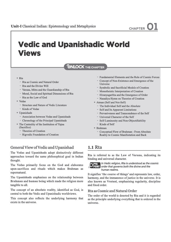 vedic and upanisadic world views