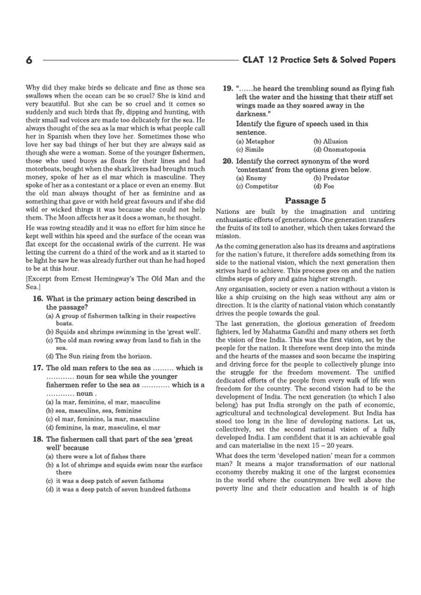 CLAT 2027 | 12 Practice Sets & 5+ Solved Papers 2026-2020 | All Practice Sets as per New Pattern | Detailed & Authentic Explanations | Each Practice Sets Consist Passage-Based MCQs