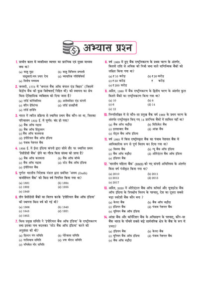 Banking Jagrukta execise questions