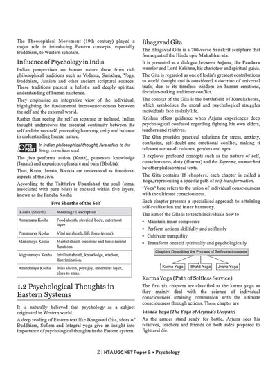NTA UGC NET/JRF/SET Exam | Paper 2 - Psychology | Complete Study Guide as per Updated Syllabus | Theory Notes, Quick Revision, PYQs Last 10 Years for Practice & 3 Mock Tests