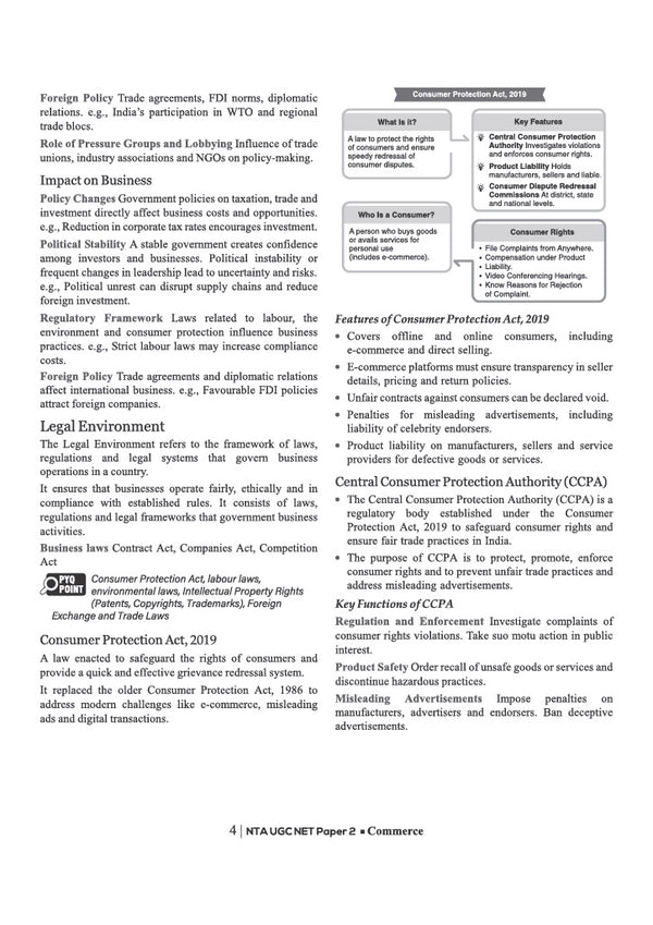 NTA UGC NET/JRF/SET Exam | Paper 2 - Commerce | Complete Study Guide as per Updated Syllabus | Theory Notes, Quick Revision, PYQs Last 10 Years for Practice & 3 Mock Tests