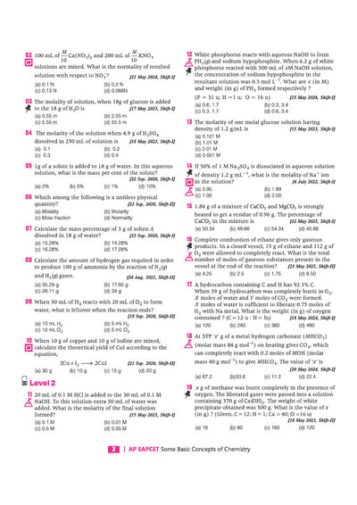 Andhra Pradesh EAPCET Chemistry 2027 | 12 Years Solved Papers 2026–2015 | 2500+ Chapterwise, Topicwise & Levelwise Questions | 80+ Online & Offline Papers | Detailed Explanations of Every Question | Free Revision Handbook
