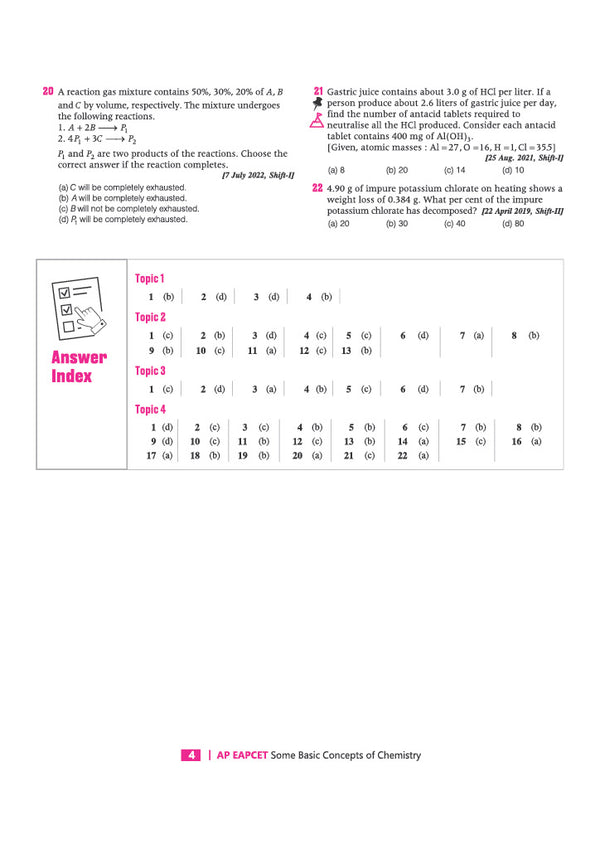 Andhra Pradesh EAPCET Chemistry 2027 | 12 Years Solved Papers 2026–2015 | 2500+ Chapterwise, Topicwise & Levelwise Questions | 80+ Online & Offline Papers | Detailed Explanations of Every Question | Free Revision Handbook