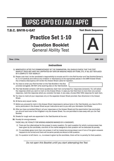 UPSC EPFO 2026 Study Guide | EO, AO & APFC | 5+ Solved Papers & 10 Practice Sets | Complete Syllabus Coverage | As Per Latest Exam Pattern | 2025 Solved Paper with Detailed Explanations