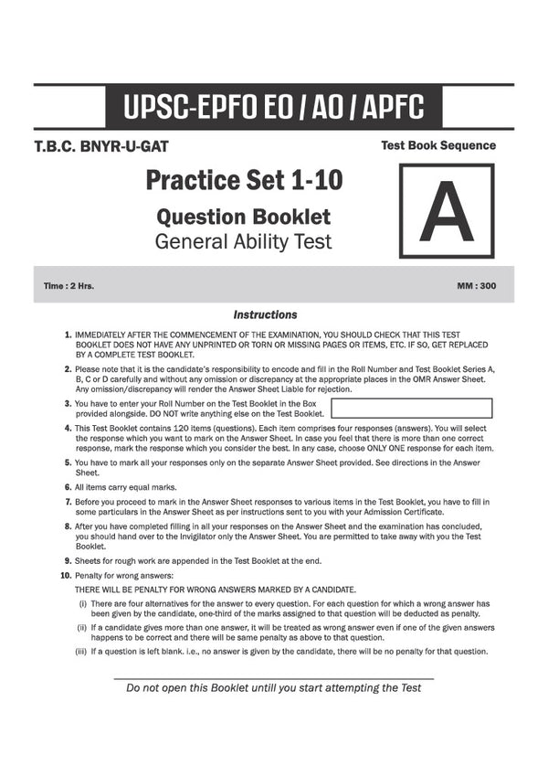 UPSC EPFO 2026 Study Guide | EO, AO & APFC | 5+ Solved Papers & 10 Practice Sets | Complete Syllabus Coverage | As Per Latest Exam Pattern | 2025 Solved Paper with Detailed Explanations