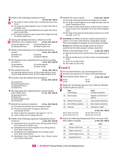 Telangana EAPCET Physics 2027 | 12 Years Solved Papers 2026–2015 | 1700+ Chapterwise, Topicwise & Levelwise Questions | 50+ Online & Offline Papers | Detailed Explanations of Every Question | Free Revision Handbook