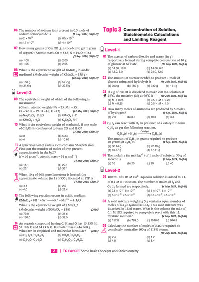 Telangana EAPCET Chemistry 2027 | 12 Years Solved Papers 2026–2015 | 1700+ Chapterwise, Topicwise & Levelwise Questions | 50+ Online & Offline Papers | Detailed Explanations of Every Question | Free Revision Handbook