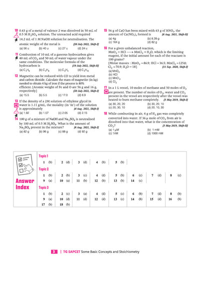 Telangana EAPCET Chemistry 2027 | 12 Years Solved Papers 2026–2015 | 1700+ Chapterwise, Topicwise & Levelwise Questions | 50+ Online & Offline Papers | Detailed Explanations of Every Question | Free Revision Handbook