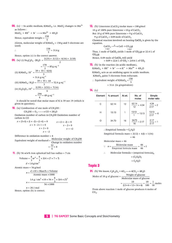 Telangana EAPCET Chemistry 2027 | 12 Years Solved Papers 2026–2015 | 1700+ Chapterwise, Topicwise & Levelwise Questions | 50+ Online & Offline Papers | Detailed Explanations of Every Question | Free Revision Handbook