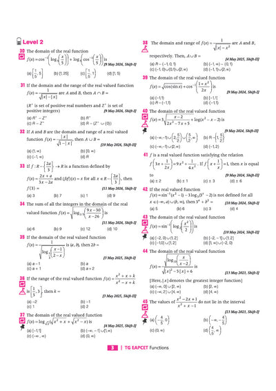 Telangana EAPCET Mathematics 2027 | 12 Years Solved Papers 2026–2015 | 3000+ Chapterwise, Topicwise & Levelwise Questions | 50+ Online & Offline Papers | Detailed Explanations of Every Question | Free Revision Handbook