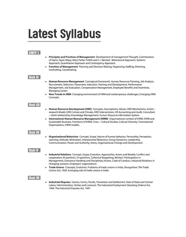 NTA UGC NET/JRF/SET Paper 2 Human Resource Management & Labour Welfare Complete Study Guide 2026-27 | IR, Social Welfare & Personal Mgmt | Notes, 10 Years PYQs & 3 Mock Tests