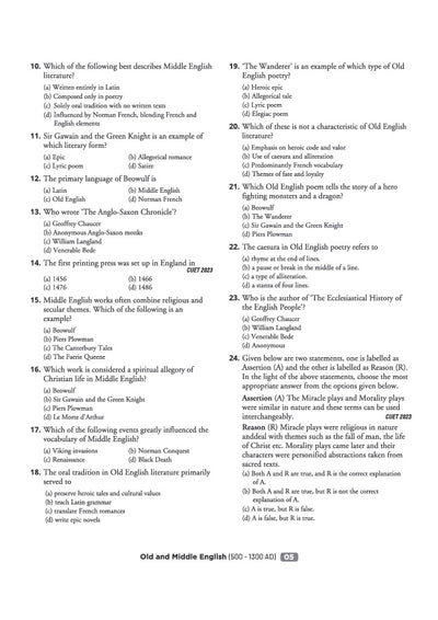 CUET PG English Exam 2027 | Chapterwise Notes & Question Bank | 1500+ Exam Pattern MCQs | 2 Final Drills (Practice Papers) | 2026 Solved Paper | Based on Latest NTA Test Pattern