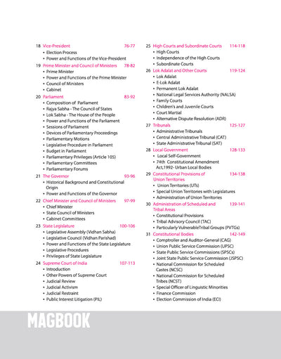 Indian Polity Magbook | Completely Revised 4th Edition| For UPSC IAS Civil Services Prelims & Mains, State PCS & Other Competitive Examinations | English Medium