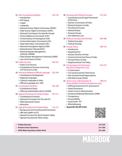 Indian Polity Magbook | Completely Revised 4th Edition| For UPSC IAS Civil Services Prelims & Mains, State PCS & Other Competitive Examinations | English Medium