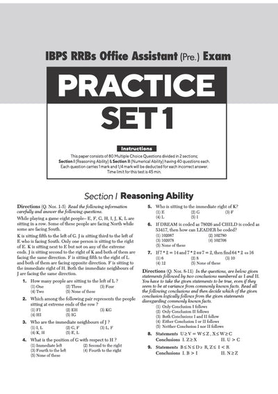 IBPS RRB Office Assistant (Multipurpose) CRP-RRBs XV)Pre Exam 2026 | 20 Practice Sets & 7 Solved Papers (2025–2019) | 100% Detailed Explanations & with Short Tricks