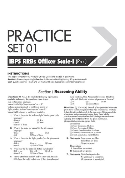 IBPS RRB Officer (Scale I) CRP-RRBs XV Pre Exam 2026 | 20 Practice Sets with 2025 Solved Paper | 100% Detailed Explanations & with Short Tricks