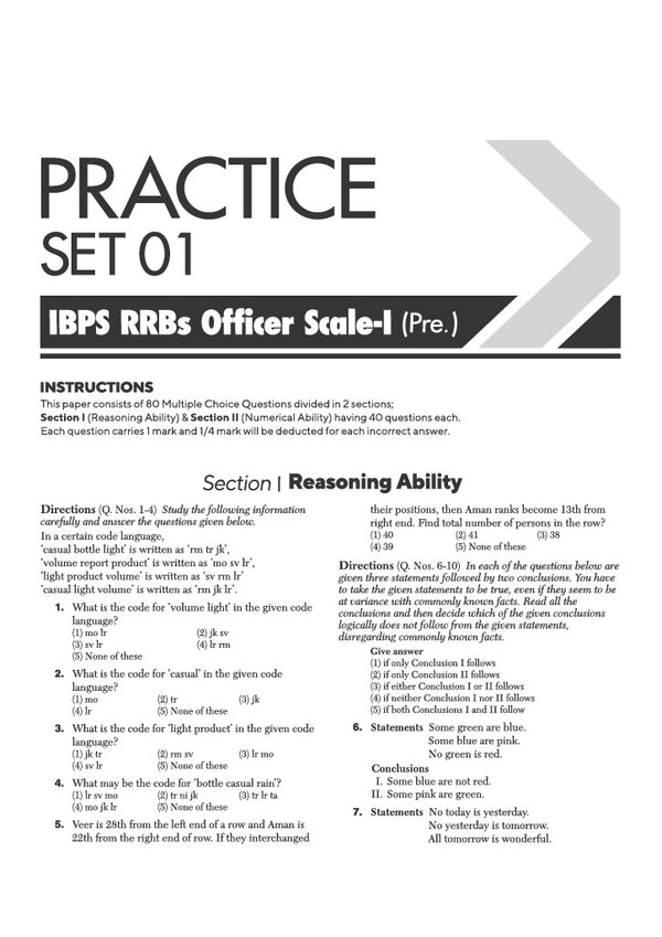 IBPS RRB Officer (Scale I) CRP-RRBs XV Pre Exam 2026 | 20 Practice Sets with 2025 Solved Paper | 100% Detailed Explanations & with Short Tricks