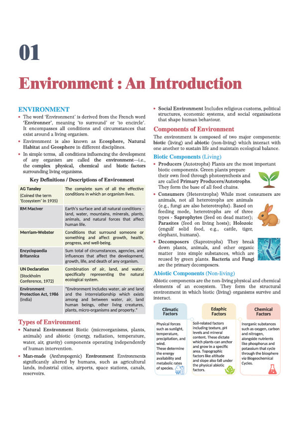 Environment & Ecology Magbook | Completely Revised 4th Edition| For UPSC IAS Civil Services Prelims & Mains, State PCS & Other Competitive Examinations | English Medium