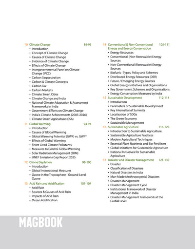 Environment & Ecology Magbook | Completely Revised 4th Edition| For UPSC IAS Civil Services Prelims & Mains, State PCS & Other Competitive Examinations | English Medium