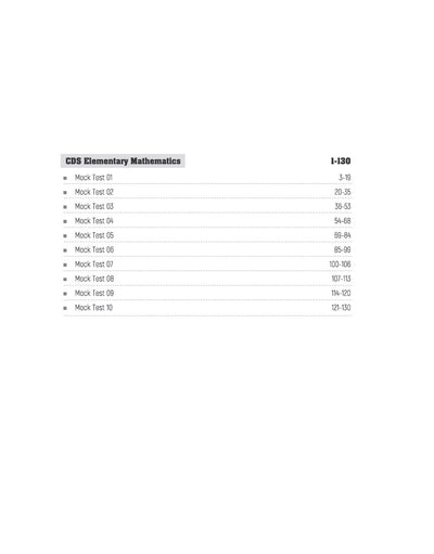 CDS 2027| 10 Mock Tests | English, General Knowledge & Elementary Mathematics | Detailed Solutions, Trend Analysis (2026–2022) & OMR Sheets