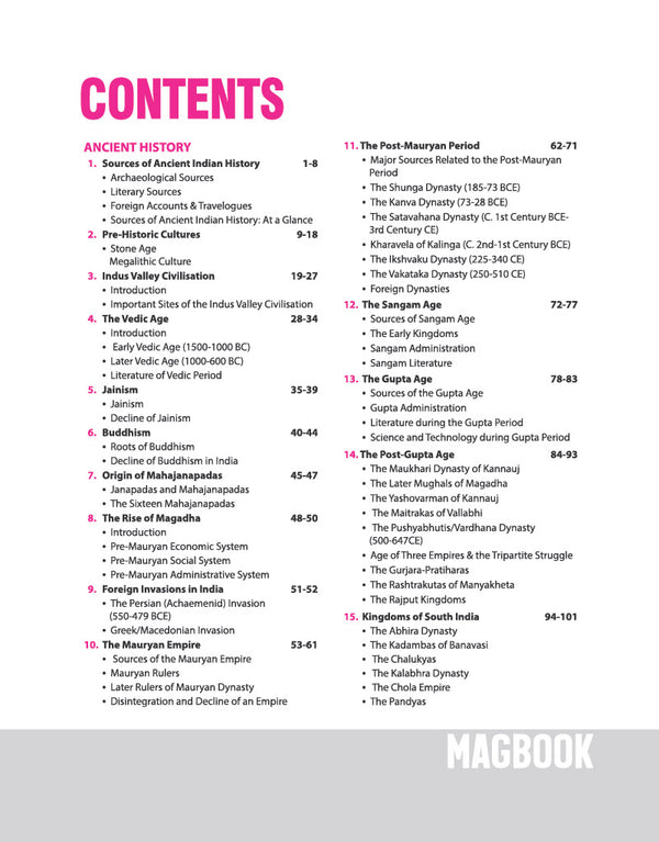Indian History Magbook | Completely Revised 4th Edition| For UPSC IAS Civil Services Prelims & Mains, State PCS & Other Competitive Examinations | English Medium