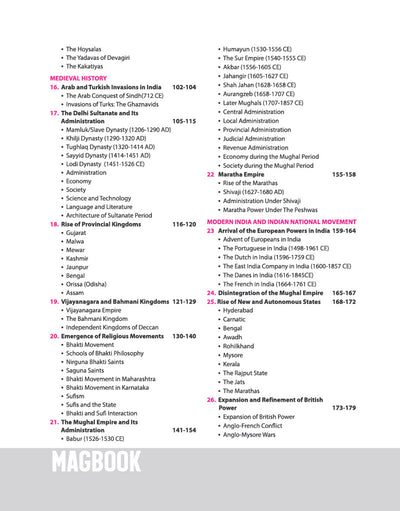 Indian History Magbook | Completely Revised 4th Edition| For UPSC IAS Civil Services Prelims & Mains, State PCS & Other Competitive Examinations | English Medium