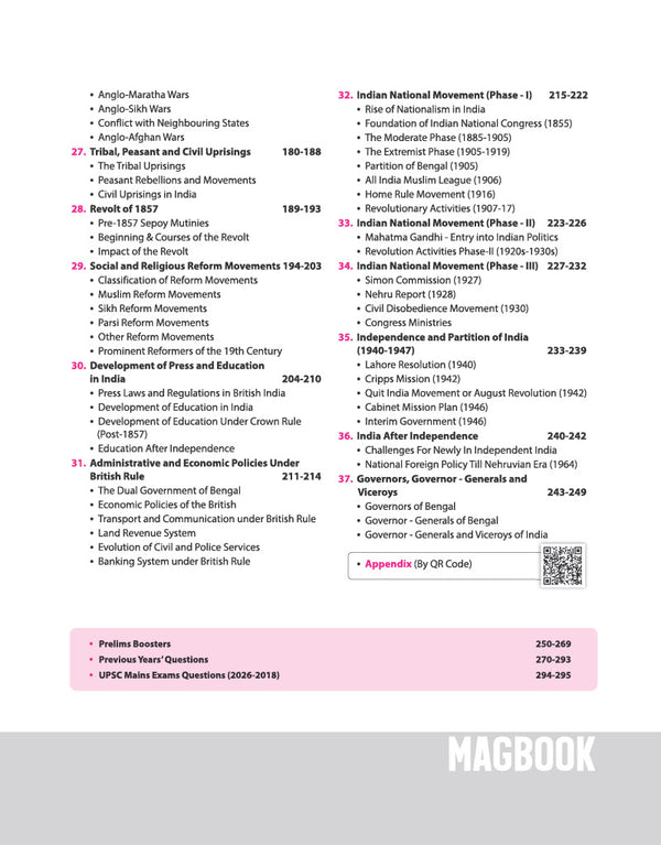 Indian History Magbook | Completely Revised 4th Edition| For UPSC IAS Civil Services Prelims & Mains, State PCS & Other Competitive Examinations | English Medium