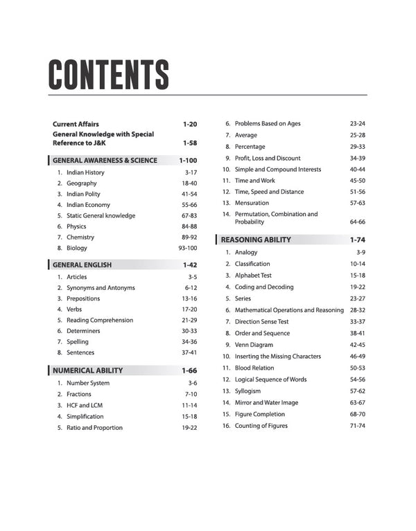 JKSSB Class IV (MTS) Recruitment Exam 2026–27 | Complete Study Guide for Class IV & Sanitation Worker Posts | Chapterwise Theory, 2000+ MCQs, Basic Maths, Reasoning, English, General Awareness, Science & Current Affairs