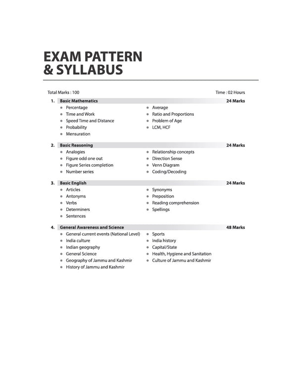 JKSSB Class IV (MTS) Recruitment Exam 2026–27 | Complete Study Guide for Class IV & Sanitation Worker Posts | Chapterwise Theory, 2000+ MCQs, Basic Maths, Reasoning, English, General Awareness, Science & Current Affairs