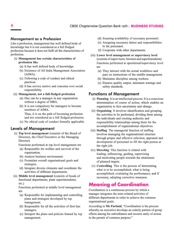 CBSE Business Studies Class 12 Chapterwise Question Bank for Board Exam 2027 | Chapterwise PYQs with Revision Theory, Detailed Solutions, Exam Tips & Sample Papers as per Latest CBSE Syllabus & Exam Pattern