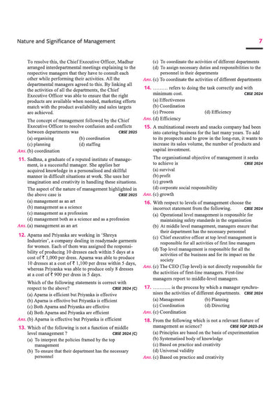 CBSE Business Studies Class 12 Chapterwise Question Bank for Board Exam 2027 | Chapterwise PYQs with Revision Theory, Detailed Solutions, Exam Tips & Sample Papers as per Latest CBSE Syllabus & Exam Pattern