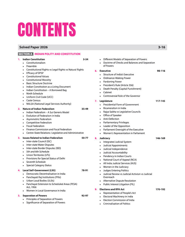 IAS Mains Kit General Studies Paper 2 | Governance, Constitution, Polity, Social Justice and International Relation  | Complete Study Material for UPSC Civil Services Mains | with Solved Paper 2026