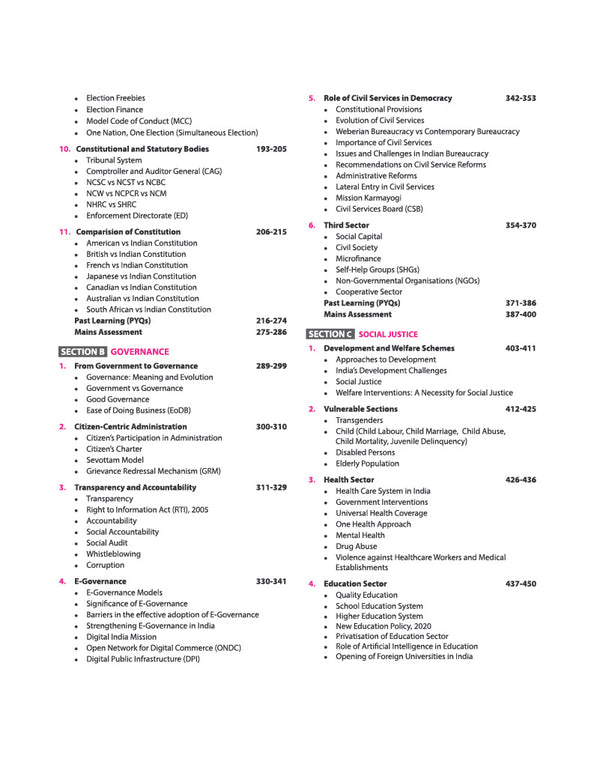 IAS Mains Kit General Studies Paper 2 | Governance, Constitution, Polity, Social Justice and International Relation  | Complete Study Material for UPSC Civil Services Mains | with Solved Paper 2026