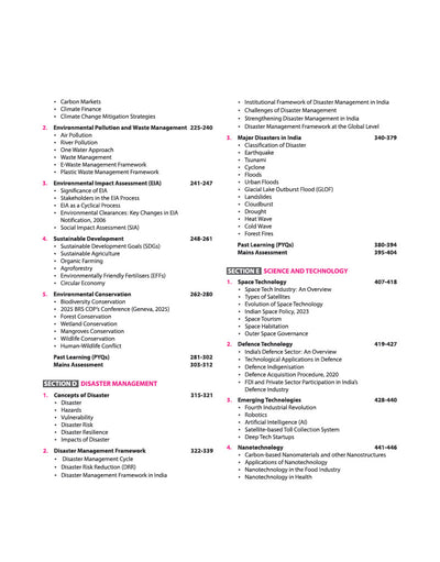 IAS Mains Kit General Studies Paper 3 | Technology, Economic Development, Biodiversity, Environment, Security and Disaster Management| Complete Study Material for UPSC Civil Services Mains | with Solved Paper 2026