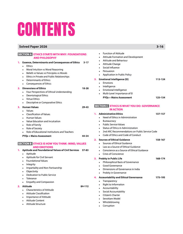 IAS Mains Kit General Studies Paper 4 | Ethics, Integrity and Aptitude | Complete Study Material for UPSC Civil Services Mains | with Solved Paper 2026
