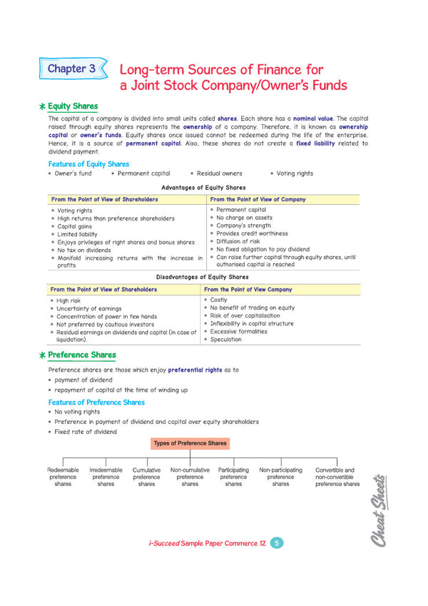 i-Succeed ISC 10 Sample Question Papers Class 12 Commerce Exam 2027 | Colour-Coded Revision Cheat Sheets, Council Style Detailed Answers, Mind Maps for Last Minute Revision | Based on ISC Syllabus 2027