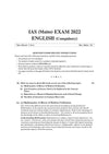 IAS Mains Compulsory English | 15 Years’ Solved Papers (2026–2012) | Complete & Detailed Explanations, Essays, Passages, Precis Writing & Comprehensive English Grammar | Updated Edition 2027