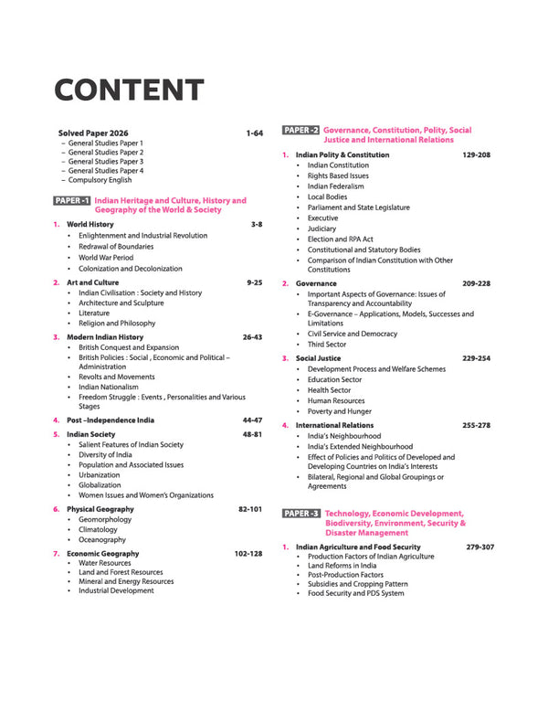 IAS Mains Chapterwise Solved Papers 2026–2016 | General Studies Paper I–IV, Mains Essay & Compulsory English | UPSC Word Limit-Based Answers, Infographics, Flowcharts & Diagrams | Latest Papers Included