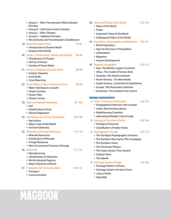 India & World Geography Magbook | Completely Revised 4th Edition| For UPSC IAS Civil Services Prelims & Mains, State PCS & Other Competitive Examinations | English Medium
