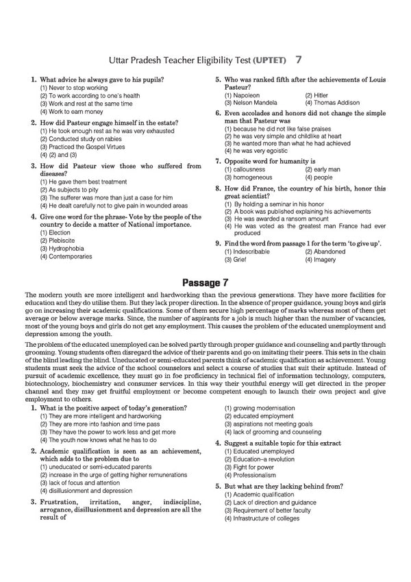 UP Special TET Paper 2 |  Class VI-VIII Upper Primary Teacher Maths & Science | Complete Coverage of Child Development & Pedagogy, Language I English, Language II Hindi, Maths & Science | Uttar Pradesh Special Teacher Eligibility Test