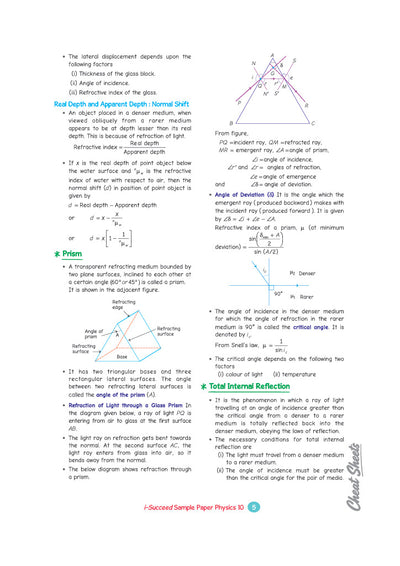 i-Succeed ICSE 10 Sample Question Papers Class 10 Physics Exam 2027 | Colour-Coded Revision Cheat Sheets, Council Style Detailed Answers, Mind Maps for Last Minute Revision | Based on ICSE Syllabus 2027