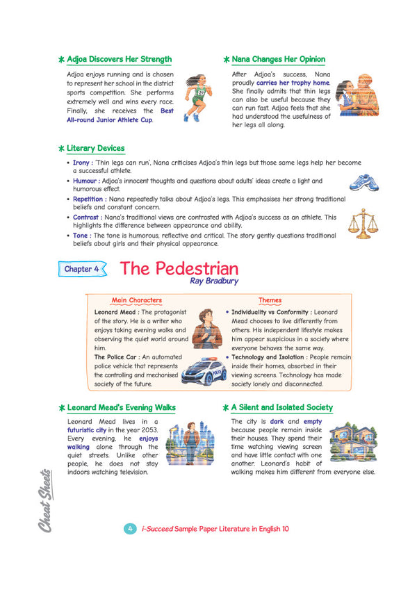 i-Succeed ICSE 10 Sample Question Papers Class 10 English (Paper 2) Exam 2027 | Colour-Coded Revision Cheat Sheets, Council Style Detailed Answers, Mind Maps for Last Minute Revision | Based on ISC Syllabus 2027