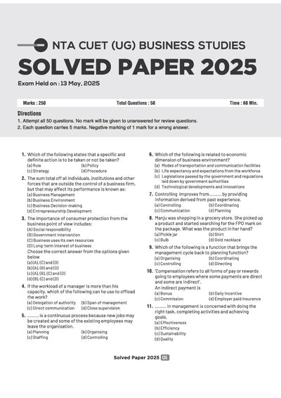CUET UG 2027 Business Studies | Chapterwise Notes & Question Bank | 1000+ MCQs, 5 Final Drills & CUET 2026 Solved Paper | Mindmaps & Flash Cards | Free Online Mock Test