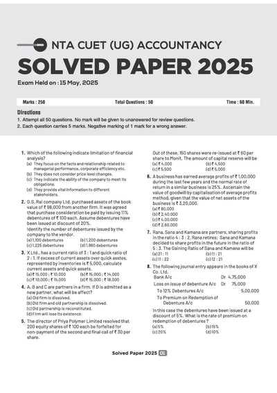 CUET UG 2027 Accountancy | Chapterwise Notes & Question Bank | 1000+ MCQs, 5 Final Drills & CUET 2026 Solved Paper | Mindmaps & Flash Cards | Free Online Mock Test