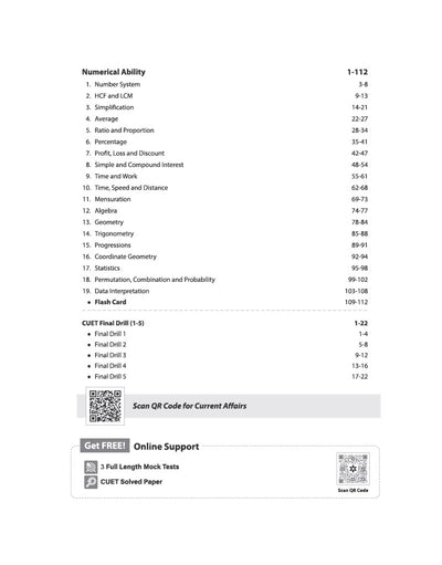 CUET UG 2027 General Aptitude Test (Section III) | Chapterwise Notes & Question Bank | 1000+ MCQs, 5 Final Drills & CUET 2026 Solved Paper | Flash Cards | Free Online Mock Test