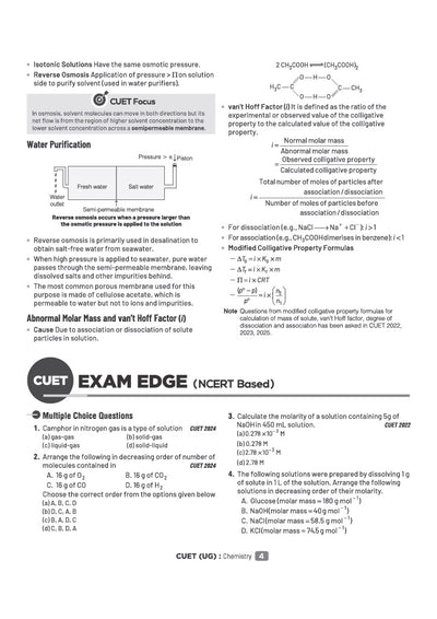 CUET UG 2027 Chemistry | Chapterwise Notes & Question Bank | 1000+ MCQs, 5 Final Drills & CUET 2026 Solved Paper | Flash Cards | Free Online Mock Test