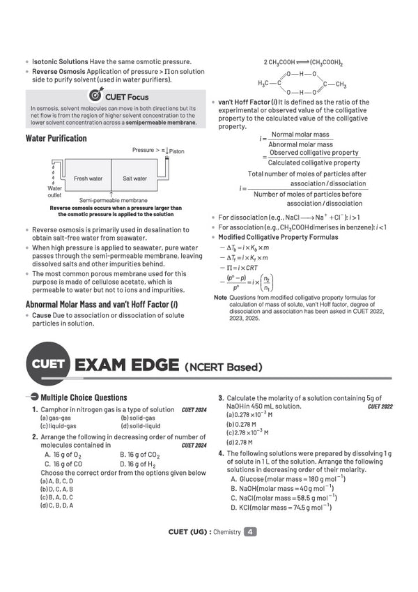 CUET UG 2027 Chemistry | Chapterwise Notes & Question Bank | 1000+ MCQs, 5 Final Drills & CUET 2026 Solved Paper | Flash Cards | Free Online Mock Test
