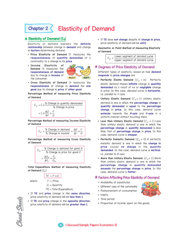 i-Succeed ISC 10 Sample Question Papers Class 12 Economics Exam 2027 | Colour-Coded Revision Cheat Sheets, Council Style Detailed Answers, Mind Maps for Last Minute Revision | Based on ISC Syllabus 2027