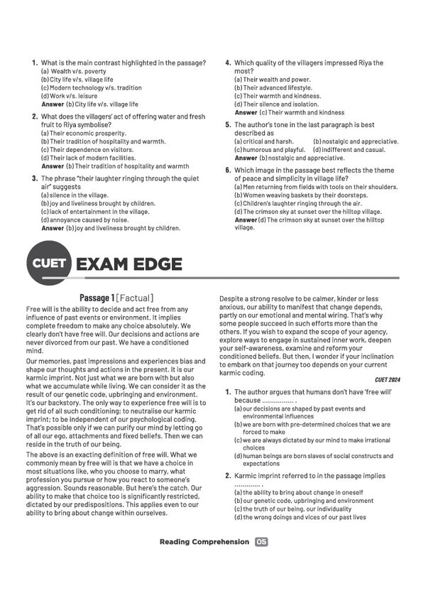 CUET UG 2027 English Language  (Section I-A) | Chapterwise Notes & Question Bank | 1000+ MCQs, 5 Final Drills & CUET 2026 Solved Paper | Flash Cards | Free Online Mock Test