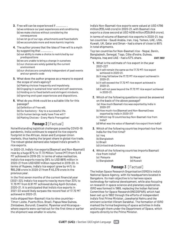 CUET UG 2027 English Language  (Section I-A) | Chapterwise Notes & Question Bank | 1000+ MCQs, 5 Final Drills & CUET 2026 Solved Paper | Flash Cards | Free Online Mock Test